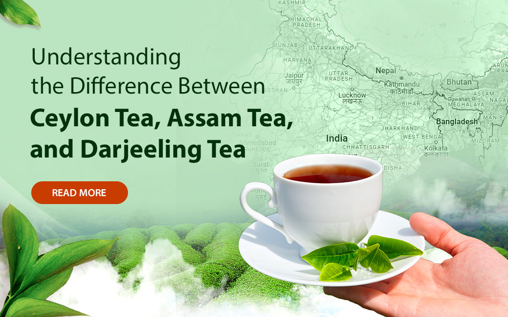 Understanding the Difference Between Ceylon Tea, Assam Tea, and Darjeeling Tea