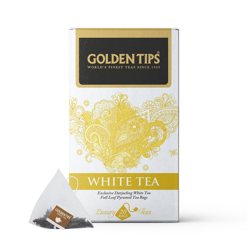 Exclusive Darjeeling White Tea Full Leaf Pyramid Tea Bags