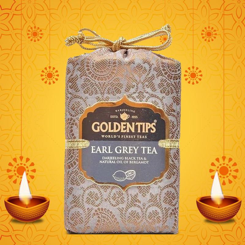 Earl Grey  Tea - Royal Brocade Cloth Bag