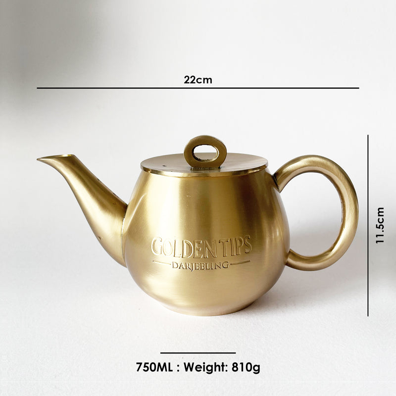 Golden Attractive Gold-Plated EPNS Tea Pot