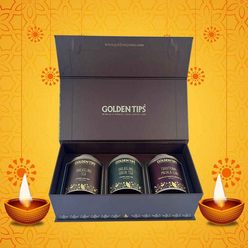 Gift box Combo - Darjeeling Tea + Darjeeling Green Tea + Masala Chai