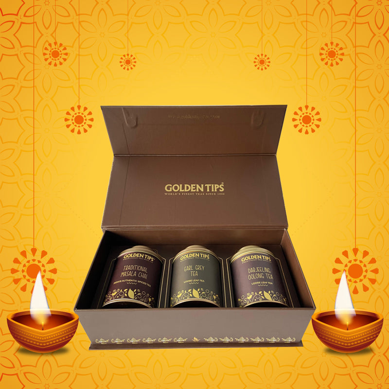 Gift box Combo - Masala Chai + Earl Grey Tea + Oolong Tea