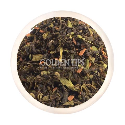 Cinnamon Cardamom Green Tea - Golden Tips